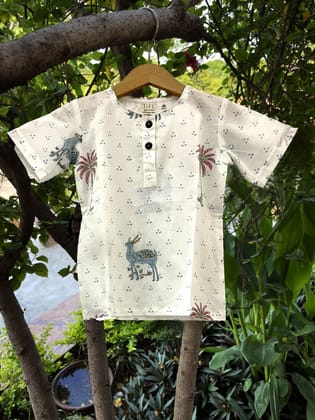 Casual Kid Wear with Adventurous Forest Print by Aagaaz Jaipur