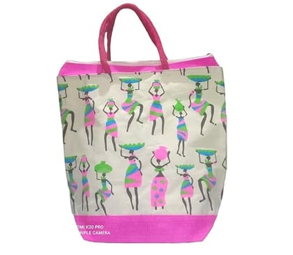 Bags N Bags - Bag Stylish Cotton Indian Warli Art Painting Tote Bag