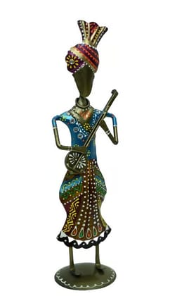 Shri Baba Art - Decorative Showpiece - 32 cm (Cast Iron, Multicolor)