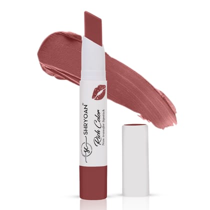 Shryoan Rich Color Non-Transfer Lipstick | Waterproof & Super Matte Finish | Long Stay Creamy Lipstick | Single Swipe Application (Creamesicle-04, 3.2gm)