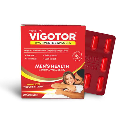 Vigotor Men’s Wellness Ayurvedic Capsules for Vigour and Vitality with Ashwagandha