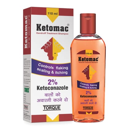 Ketomac Dandruff Treatment Shampoo, 110 ml