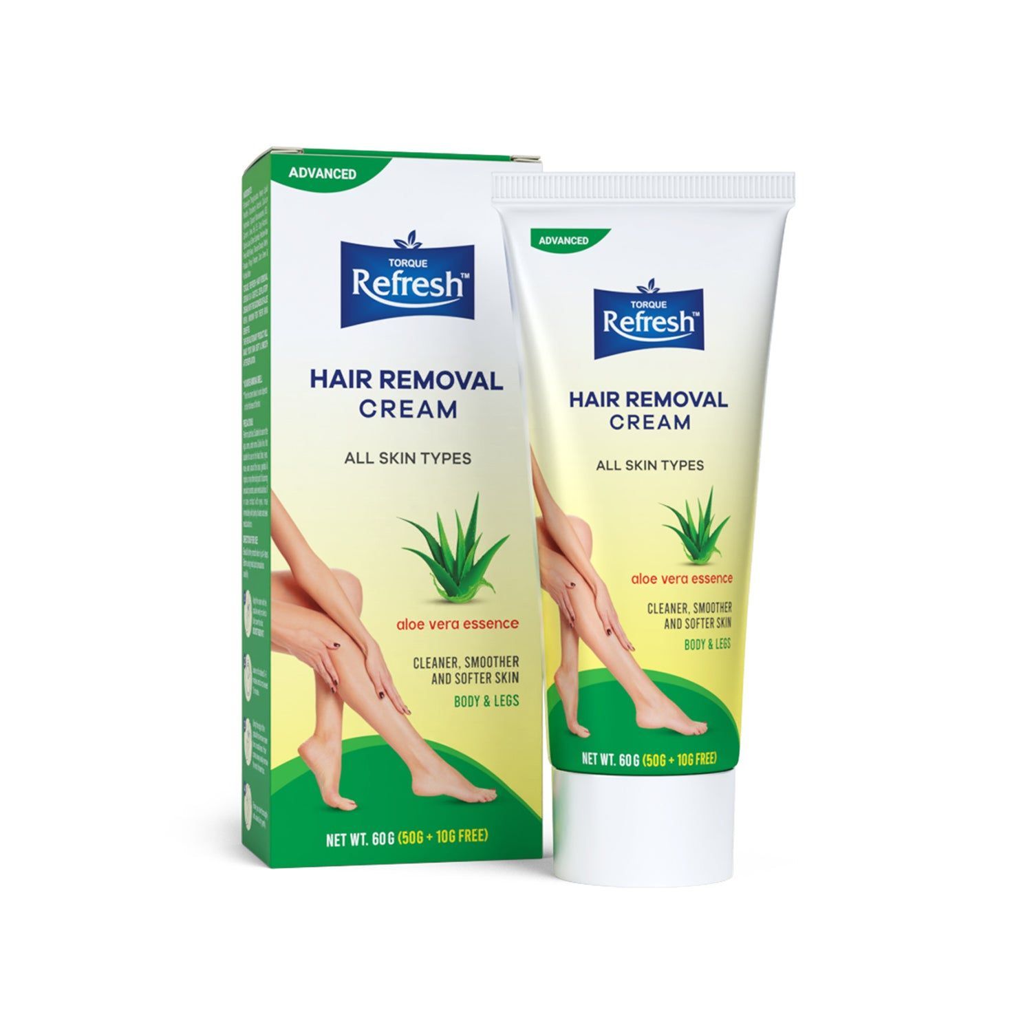 Torque Refresh Hair Removal Cream with Aloe vera Essence