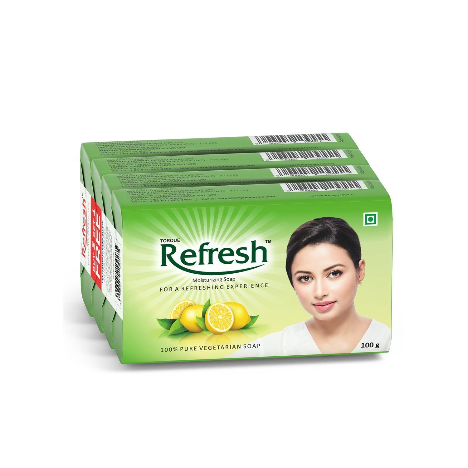 Refresh lemon Soap (100gm Per Soap)