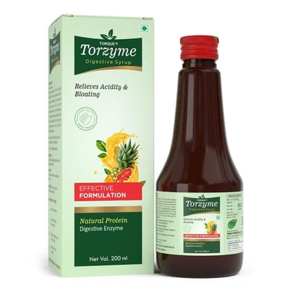 Torque’s Torzyme Naural Protein Digestive Enzyme Syrup 200ml