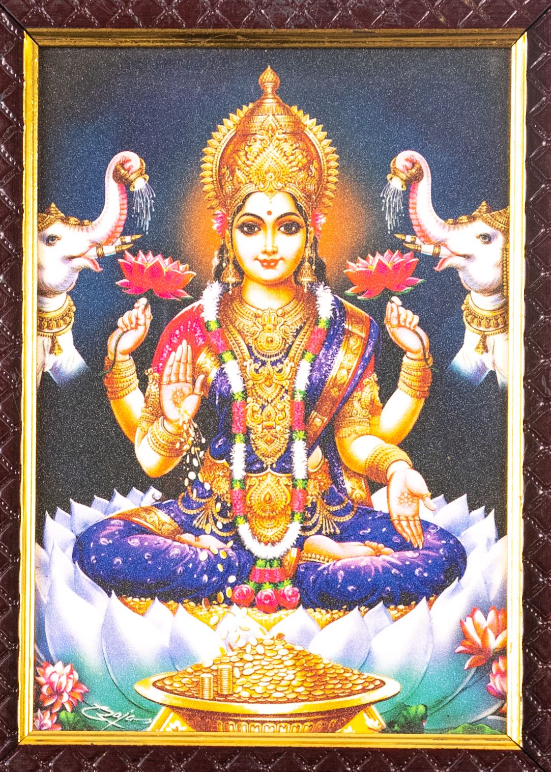 LORD LAKSHMIDEVI PHOTO FRAME