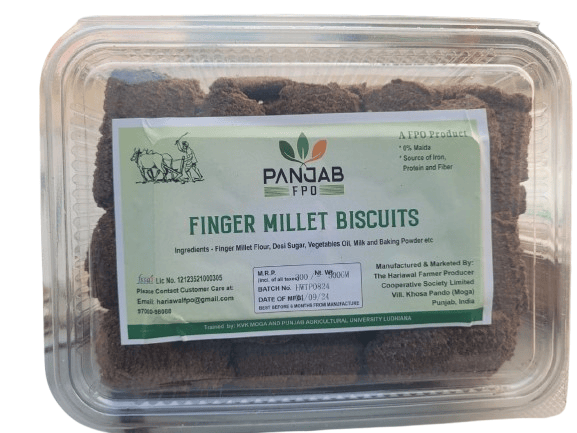 Panjab FPO Finger Millet Biscuits (Ragi Cookies)