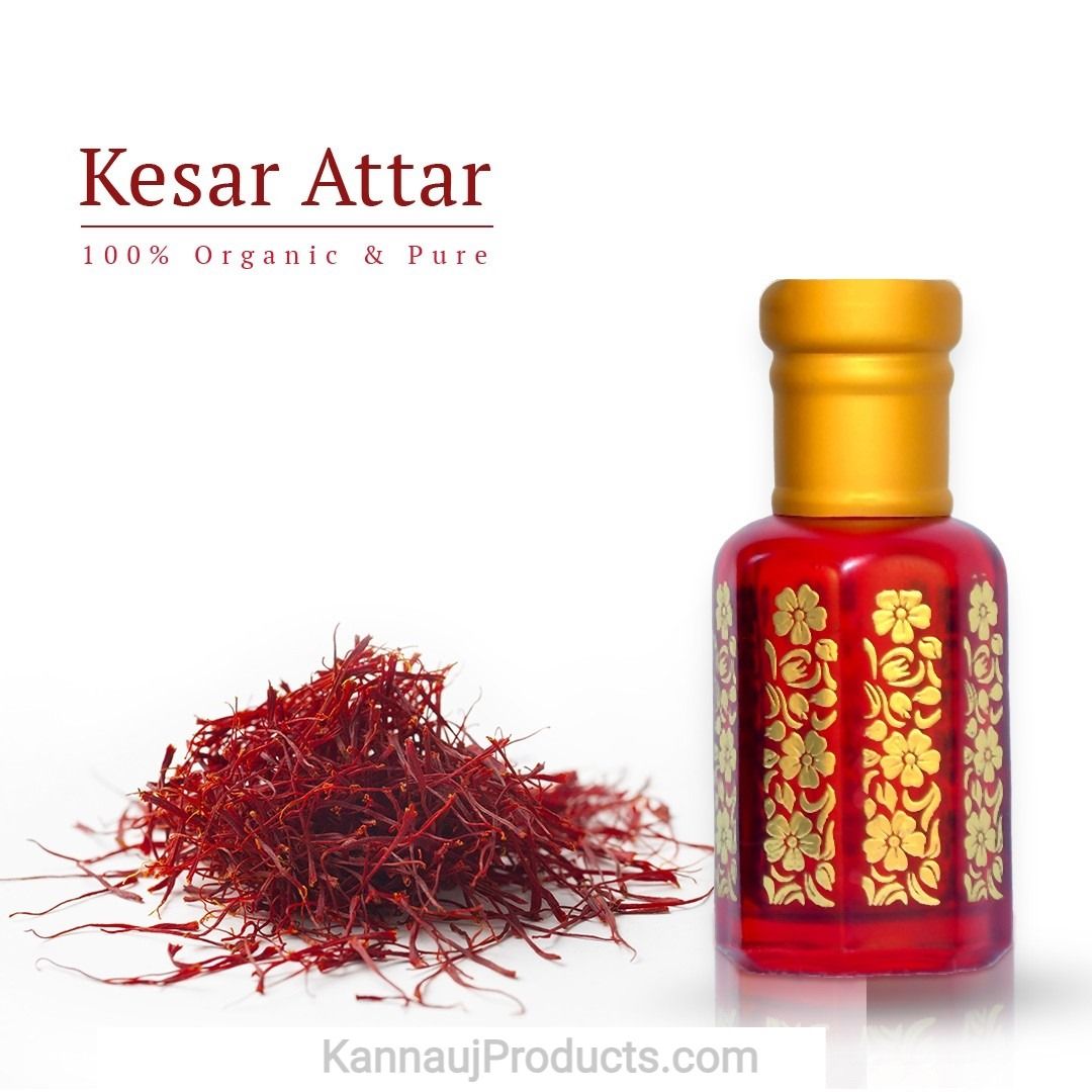 Kesar (Saffron) Attar – Rich and Luxurious Natural Fragrance