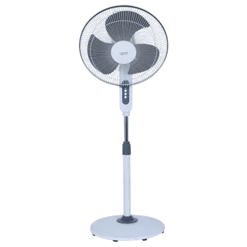 Croma 38.5cm Sweep 3 Blade Pedestal Fan (With Copper Motor, Grey)