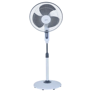 Croma 38.5cm Sweep 3 Blade Pedestal Fan (With Copper Motor, Grey)