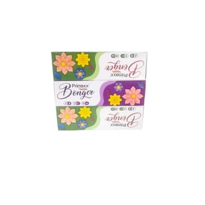 Primaxx Bonger New Tissue Box Pack of 3 (75 Pulls Per Box), 150 Sheet (450 sheet) 100% Safe & Hygienic, highly Absorbent