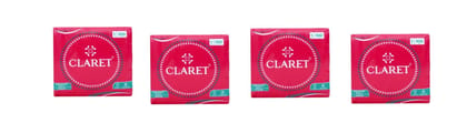 Claret Soft Napkin 27X30cm Pink 100 Sheets 1Ply Highly Absorbent, Super soft an ideal choice for home, restaurants, pantry, office safe for everyone to daily use, pack of 4.