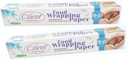 CL 9+2 M Printed Food Wrapping Butter Paper Roll food fresh and hygienic pk 2