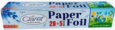 Claret-20+5-Mtr-Kitchen-Paper-Foil -Aluminium Foil Plus Butter Paper