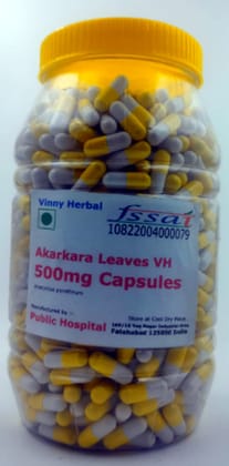 Akarkara Leaves VH Herbal Supplement 500mg Capsules