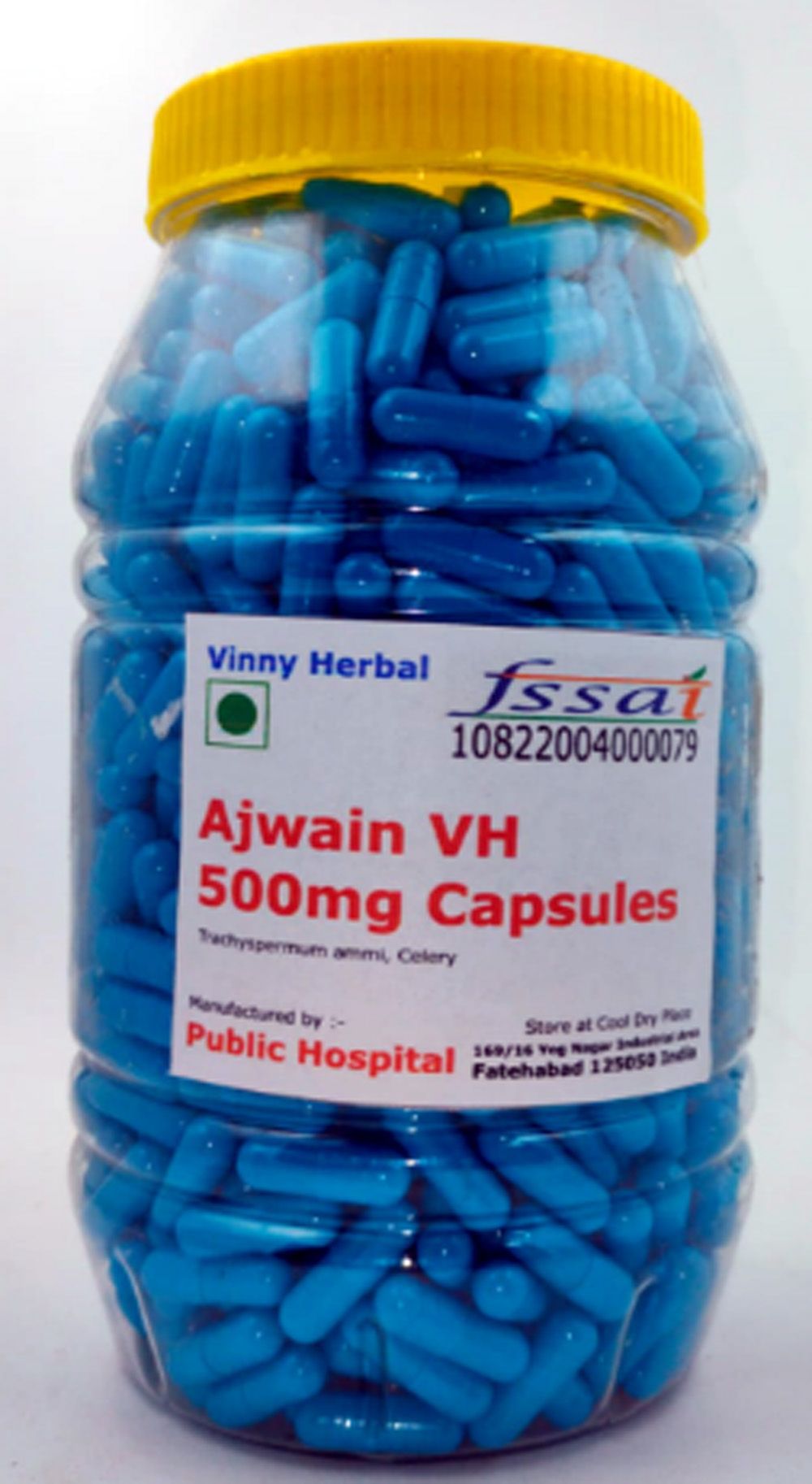 Ajwain VH Herbal Supplement 500mg Capsules