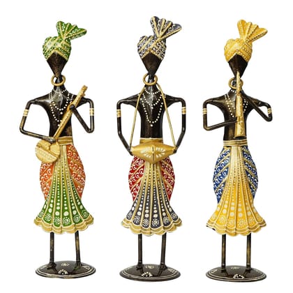 Manoj Art - Lady Decorative Showpiece Table Decor Home Decor Musician Lady Showpiece Gift Item Multicolour