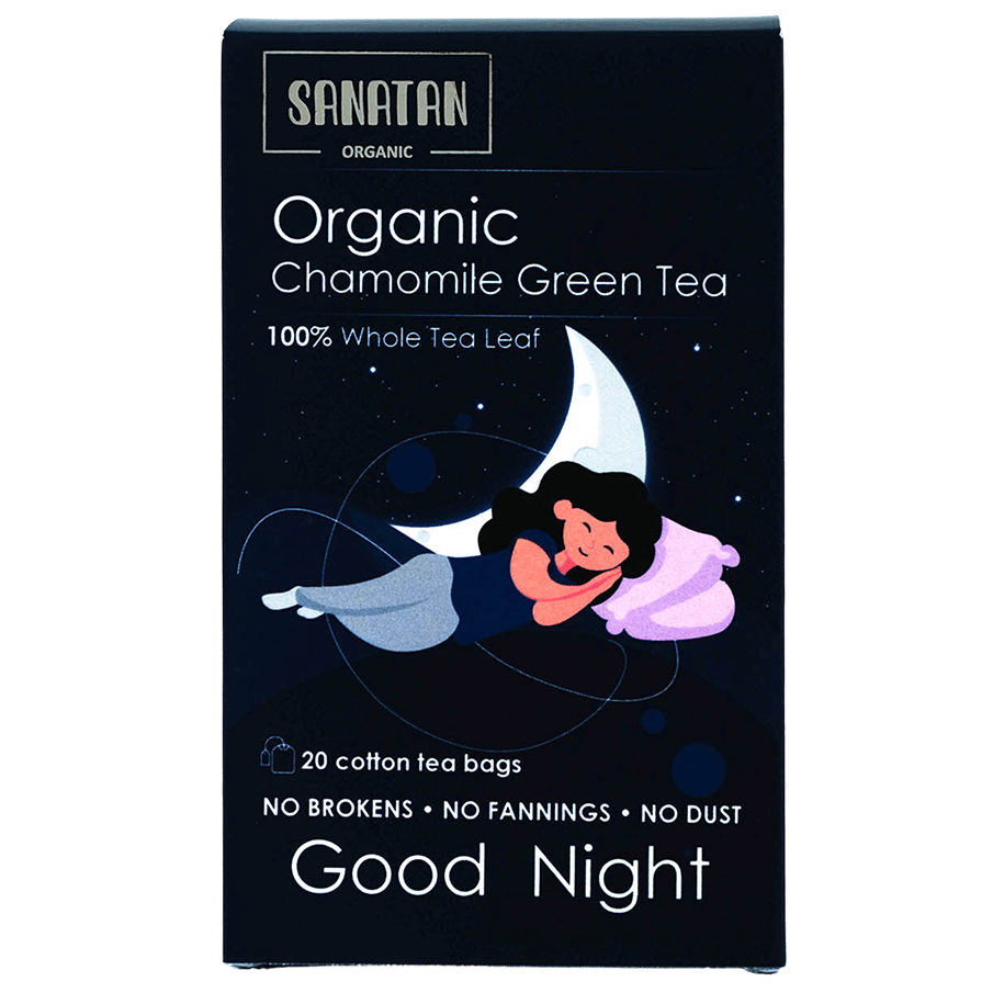 Sanatan Organic Chamomile Good Night Green tea- 20 sachets