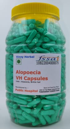 Alopoecia VH Herbal Supplement Capsules 600 Caps Jar