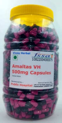 Amaltas VH Herbal Supplement 500mg Capsules