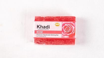  "Khadi Rose Bathing Bar - 125g"