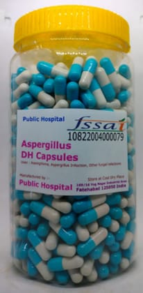 Aspergillus VH Herbal Supplement Capsules 600 Caps Jar