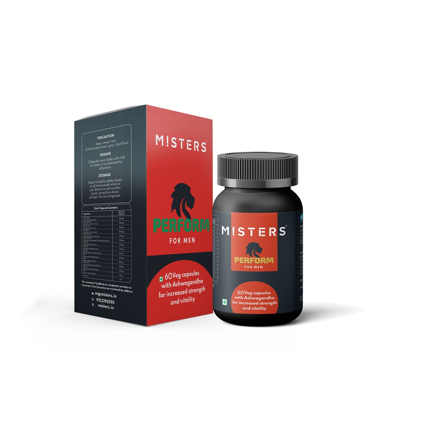 Misters Perform for Men | 60 capsules