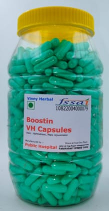 Boostin VH Herbal Supplement Capsules 600 Caps Jar