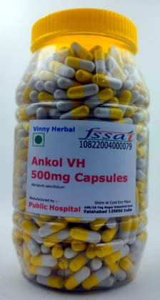 Ankol VH Herbal Supplement 500mg Capsules