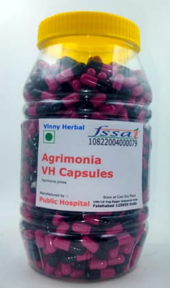 Agrimonia VH Herbal Supplement 500mg Capsules 600 Caps Jar