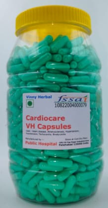 Cardiocare VH Herbal Supplement Capsules 600 Caps Jar