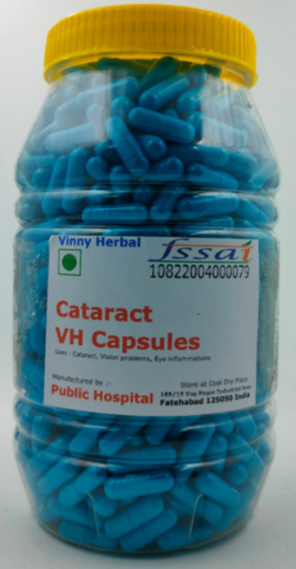 Cataract VH Herbal Supplement Capsules 600 Caps Jar