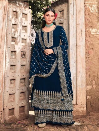 Party Wear Georget Silk Suits 201