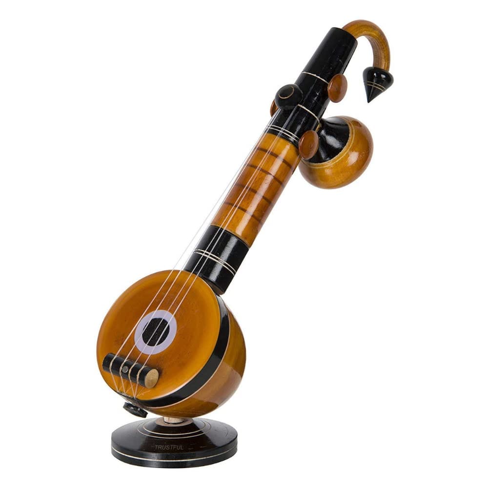 Prabha International- Unique Veena Musical Instrument - Antic Pieces For Home Decor Showpiece 38