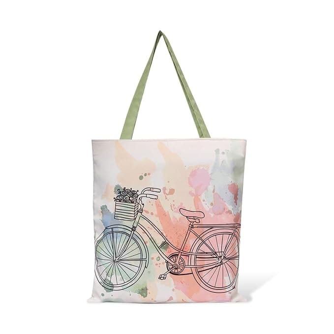 Suntech Handicrafts Producer Company Limited   - Canvas Tote Bag, PriBag for Women - 1 Pc, Women Tote Bag, nted Tote Bag, Printed Canvas Tote Bag, Stylish Bags for Women