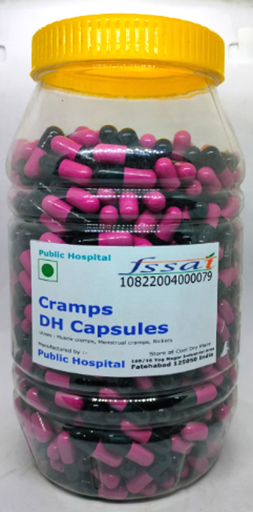 Cramps VH Herbal Supplement Capsules 600 Caps Jar