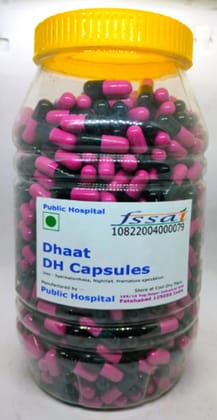 Dhaat VH Herbal Supplement Capsules 600 Caps Jar