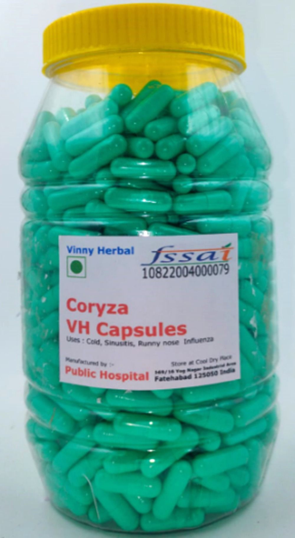 Coryza VH Herbal Supplement Capsules 600 Caps Jar