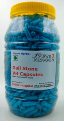 Gall Stone VH Herbal Supplement Capsules 600 Caps Jar