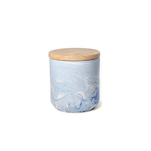 Ellementry Ceramic Kitchen Storage Jar - 0.8 kg, Blue