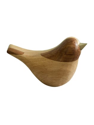 Ellementry Dovy Oak Wood Decorative Bird