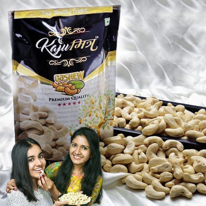 Hot Air Roasted Salted Cashews Nuts | 5 Star premium Cashew Nut by Kaju Mitra  | Nutritious & Delicious Kaju Gluten Free Natural Crunchy Cashews Rich in Protein & Dietary Fibers Zero Cholestrol & Transfat - 1 Kg