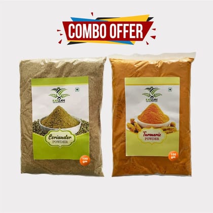 Combo pack of Turmeric and Coriander Powder