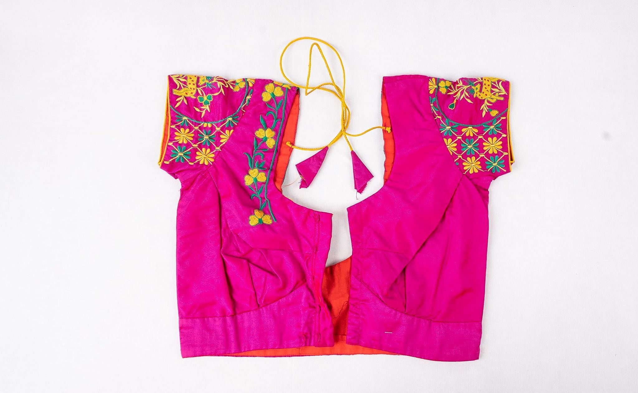 Sonchiriya Pink Embroidery Work Blouse