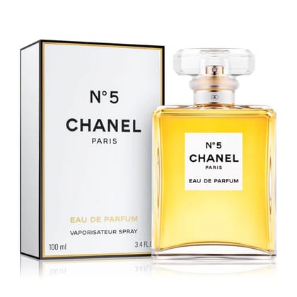 Chanel N°5 Eau De Parfum For Women, 100ml Timeless, Sophisticated, and Elegant Fragrance