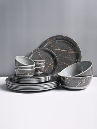 MARKET99 Grey Static Dinner Set