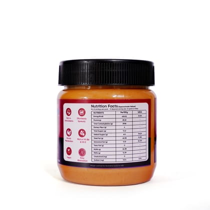 Lazyman Natural Jaggery Peanut Butter, 1 Pet Jar - 350 Grams