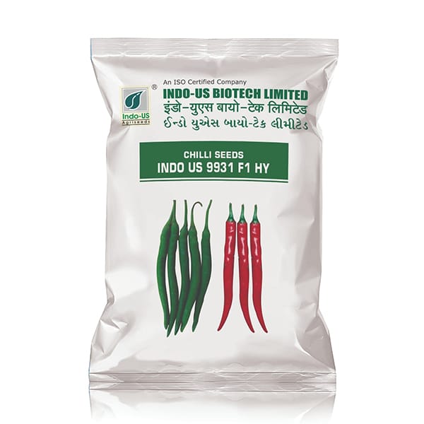 CHILLI SEEDS INDO US 9931  F1 HY (10 GM)