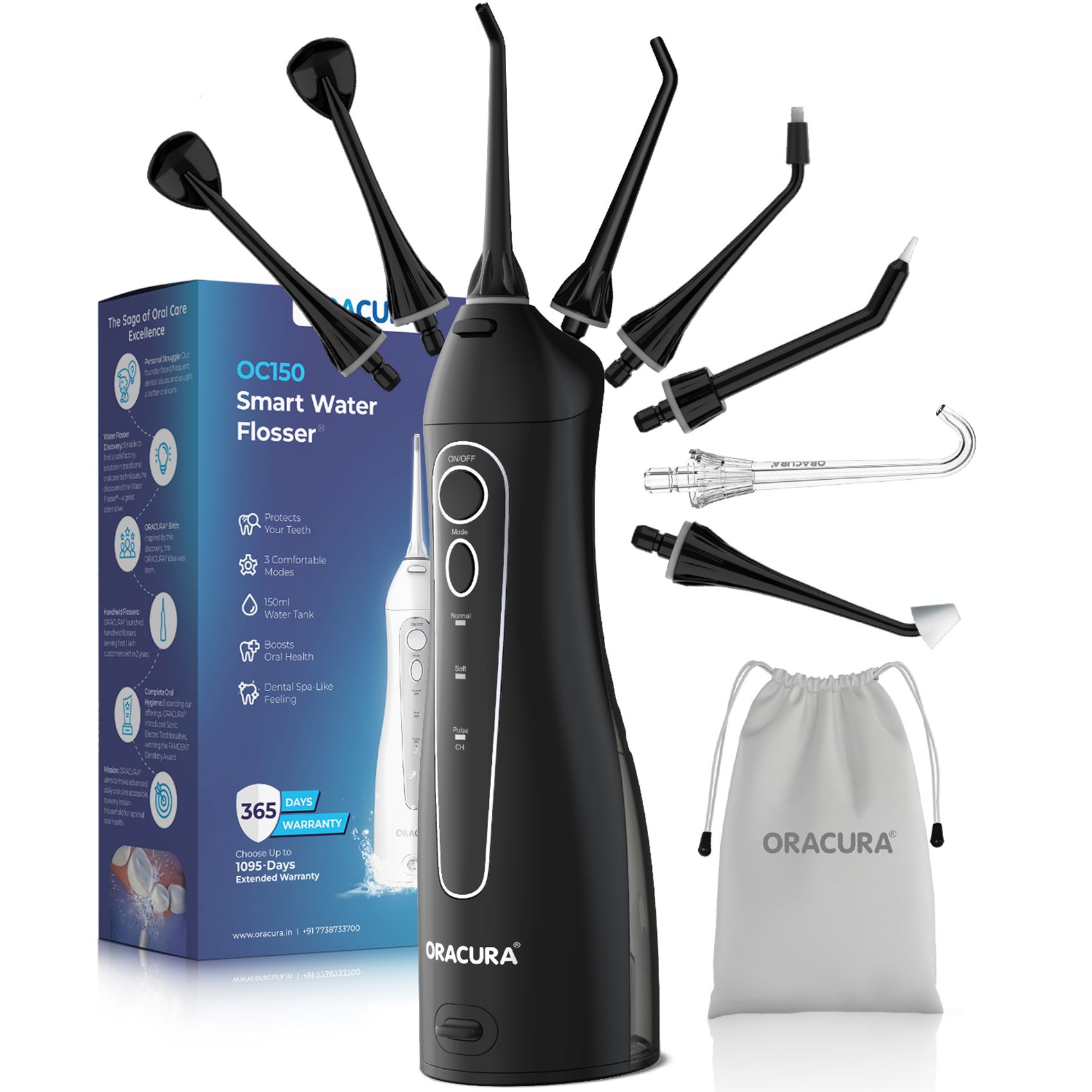 Oracura OC150 Dental PRO Smart Water Flosser