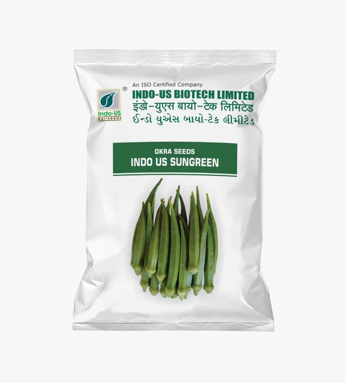 OKRA SEEDS INDO US SUNGREEN OP (500 GM)